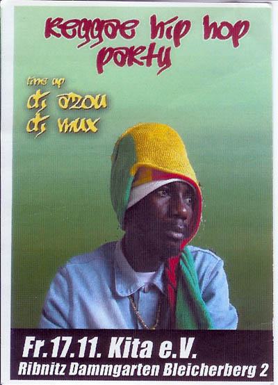 Flyer: Reggae Hip Hop Party (2006)
