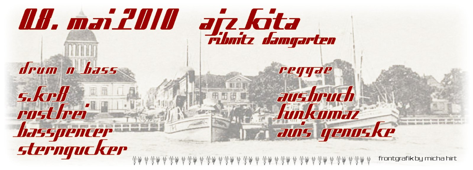 Flyer: we love bass — Rückseite