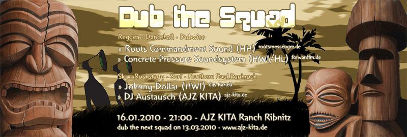 Flyer: Dub the Squad (2010)