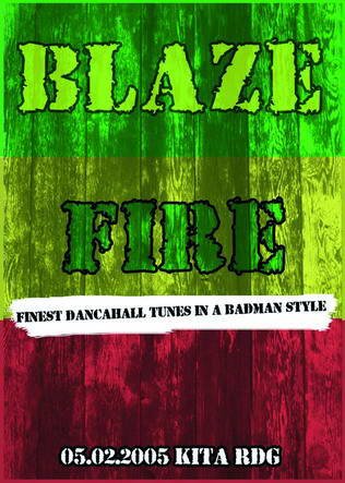 Flyer: Blaze Fire (2005)