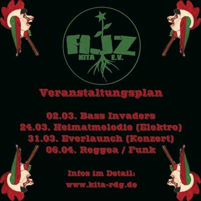 Flyer: Fasching — Rückseite