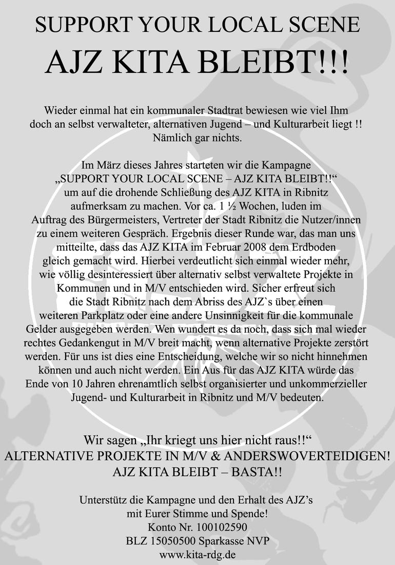 Flyer: KITA-Plakat — Rückseite