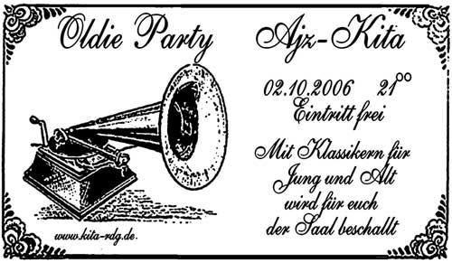 Flyer: Oldie-Party (2006)