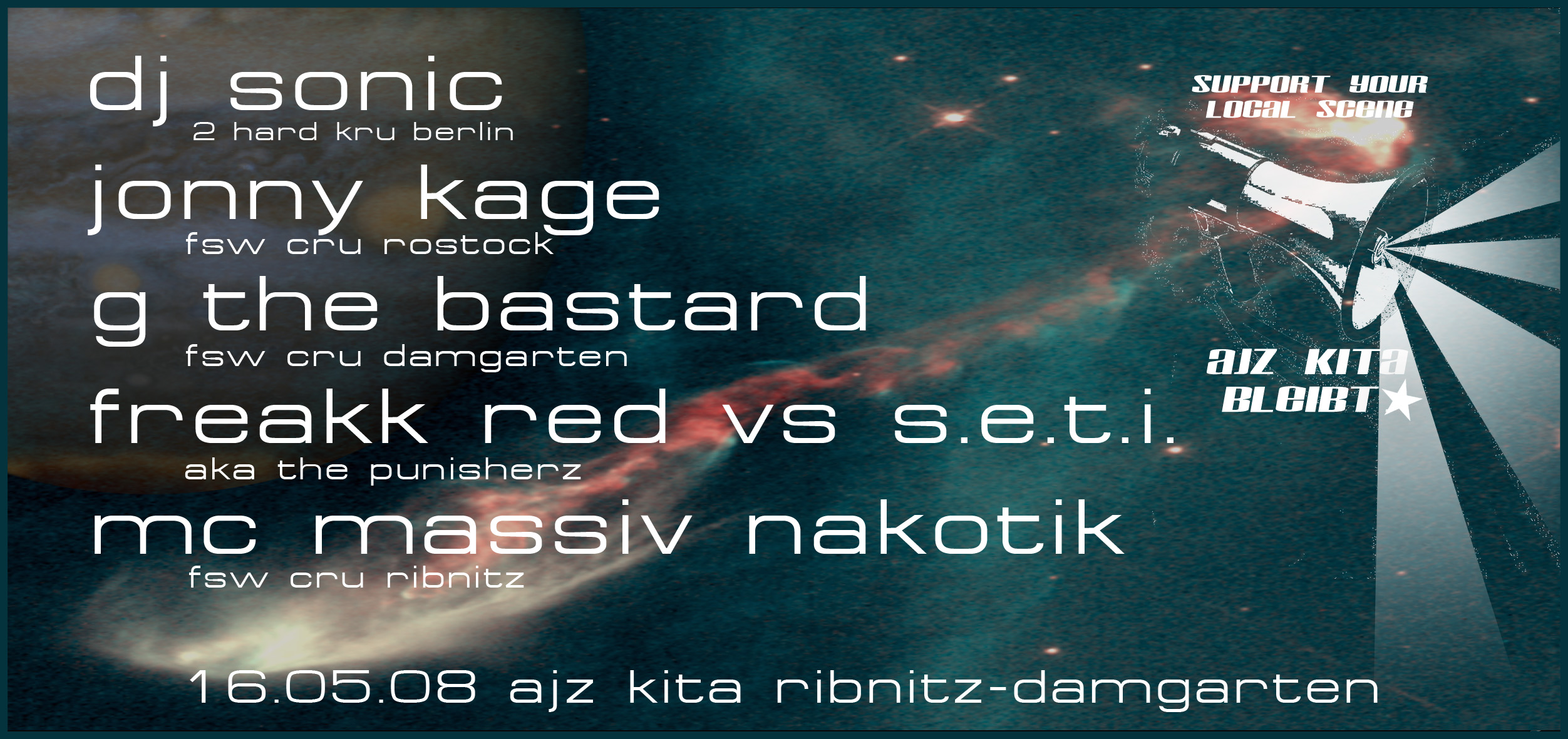 Flyer: Space Invaderz Special — Rückseite